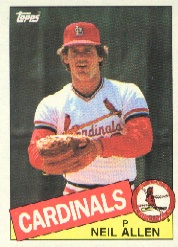 1985 Topps Baseball Cards      731     Neil Allen